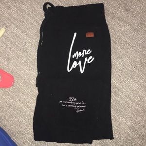 Peace Love World Sweatpants